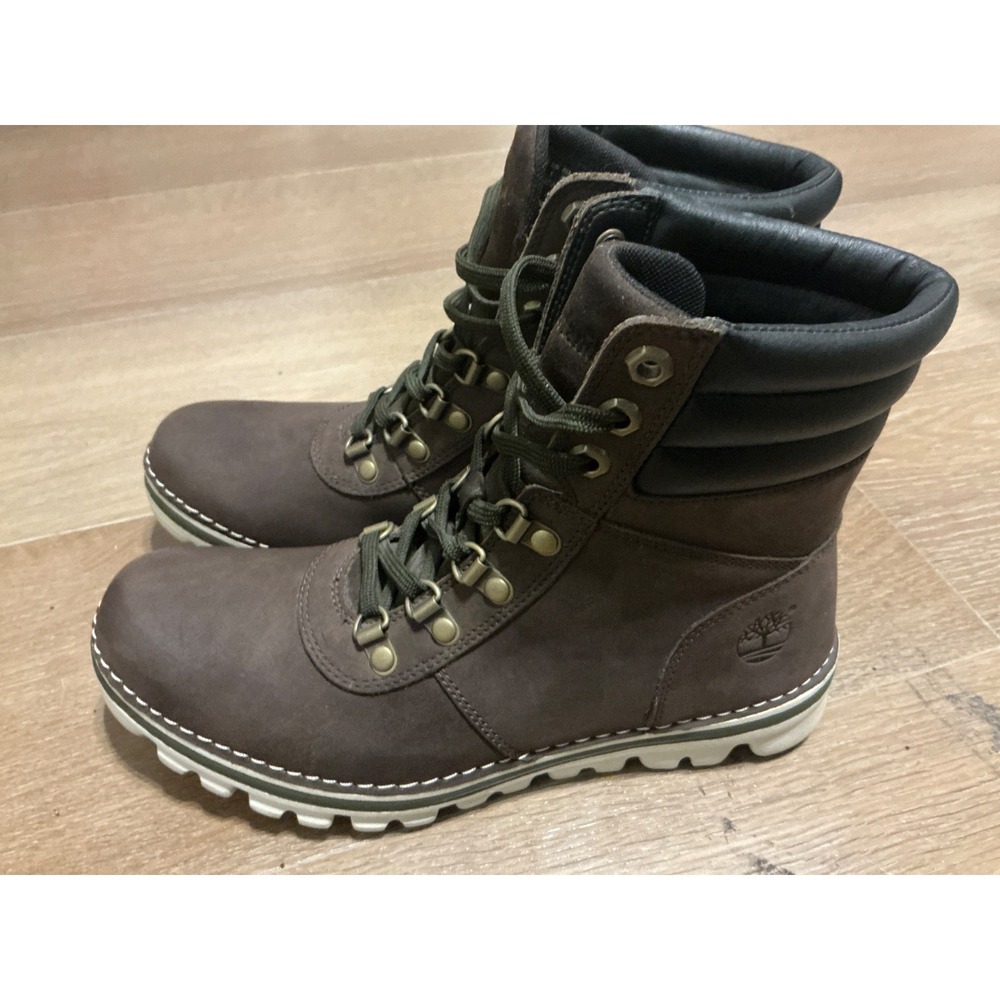 Timberland Courmayeur Valley Brown Leather Ortholite Hiking Boots Womens Size 7